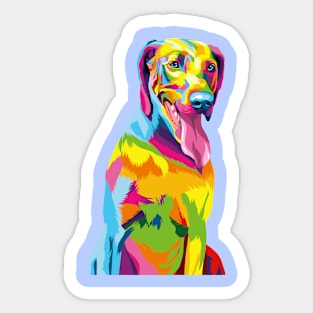 Dog colorful Sticker